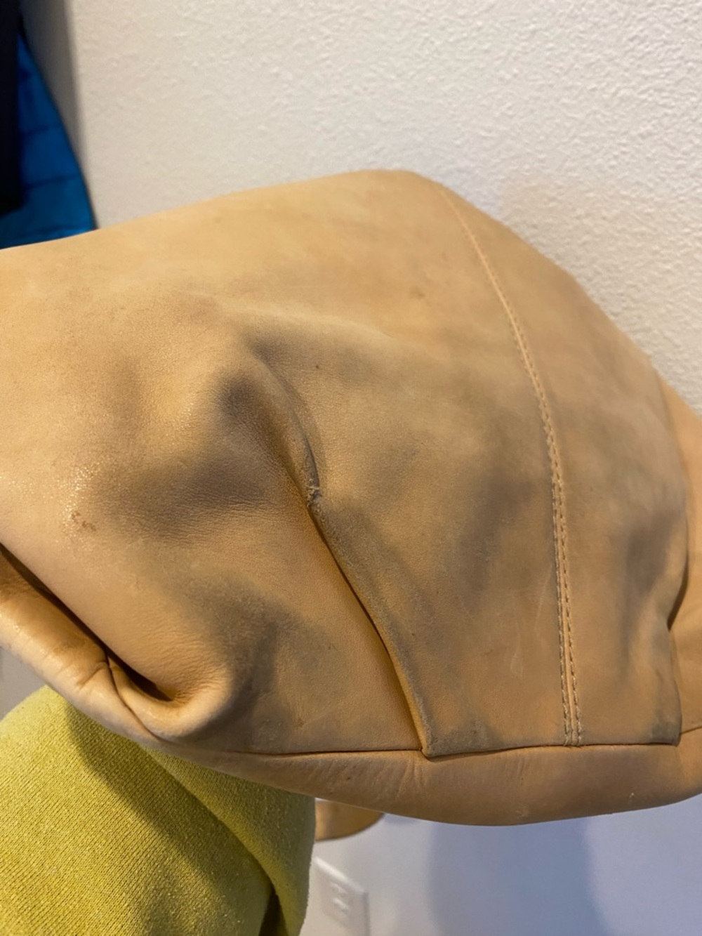 Coach Tan Leather Shoulder Bag *flawed for wear - Picture 10 of 12